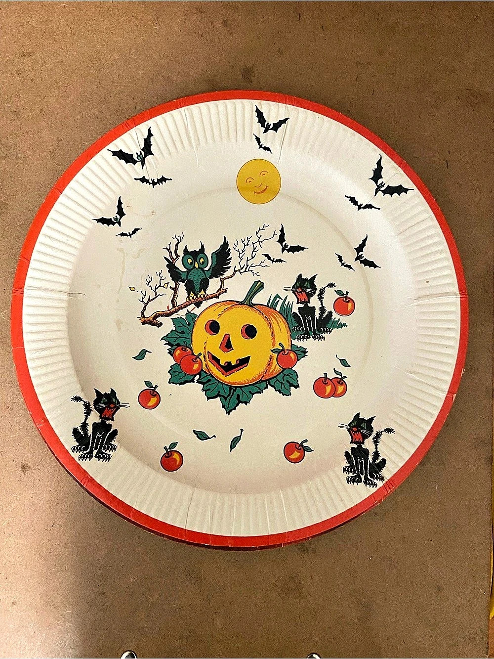 Halloween Pumpkin Party Plates